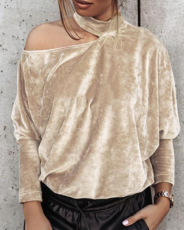 Maleney Long Sleeve Off-shoulder TOP