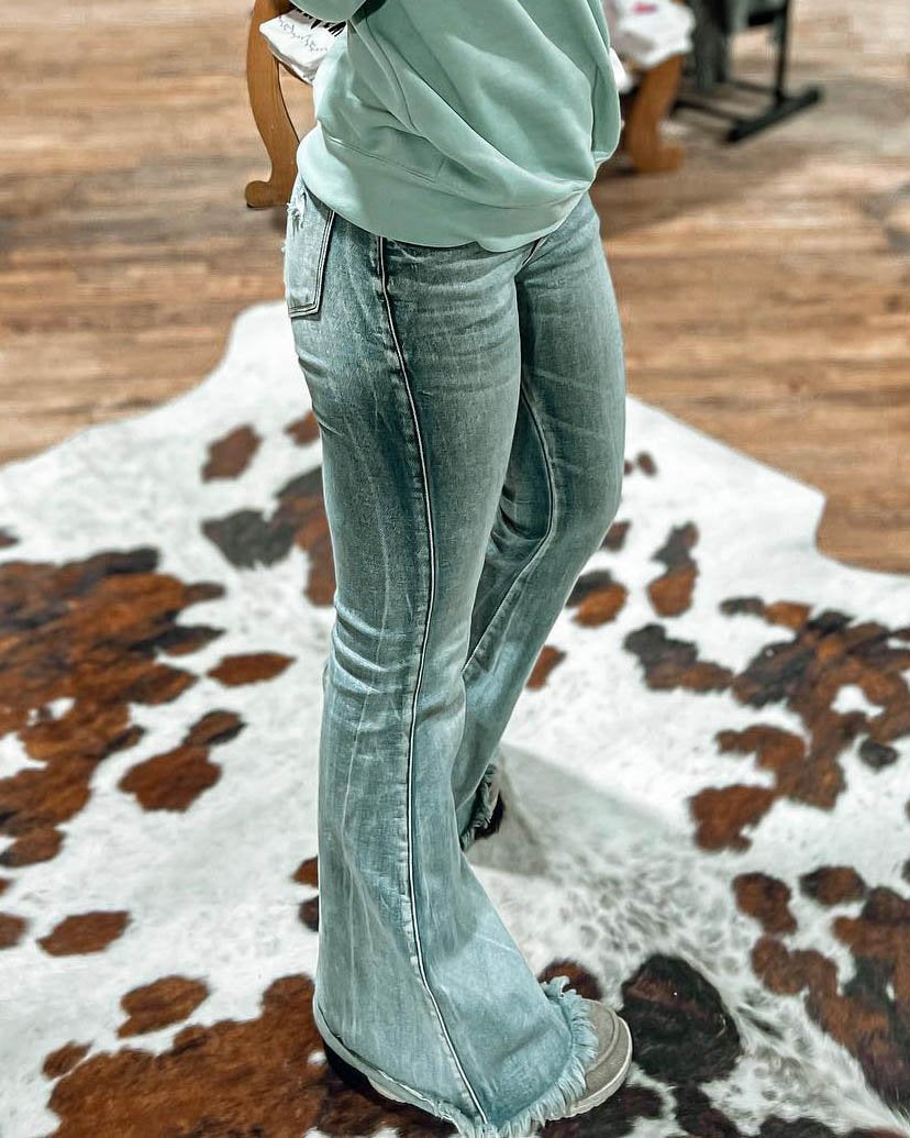 green western flare jeans