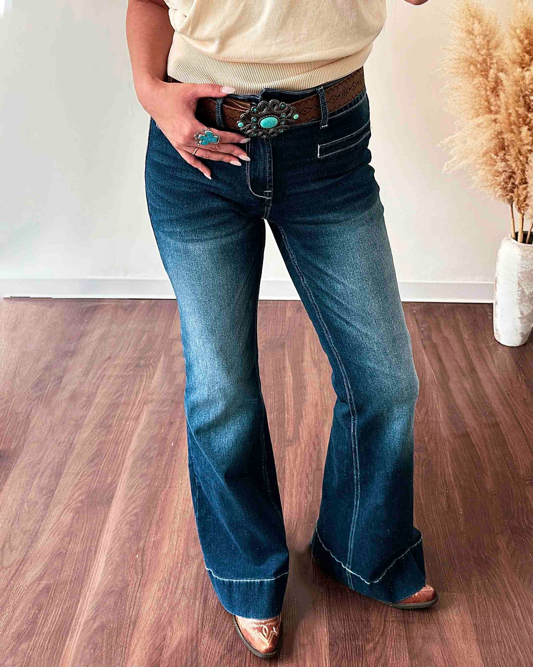 Maleney Stretch Bootcut Jeans