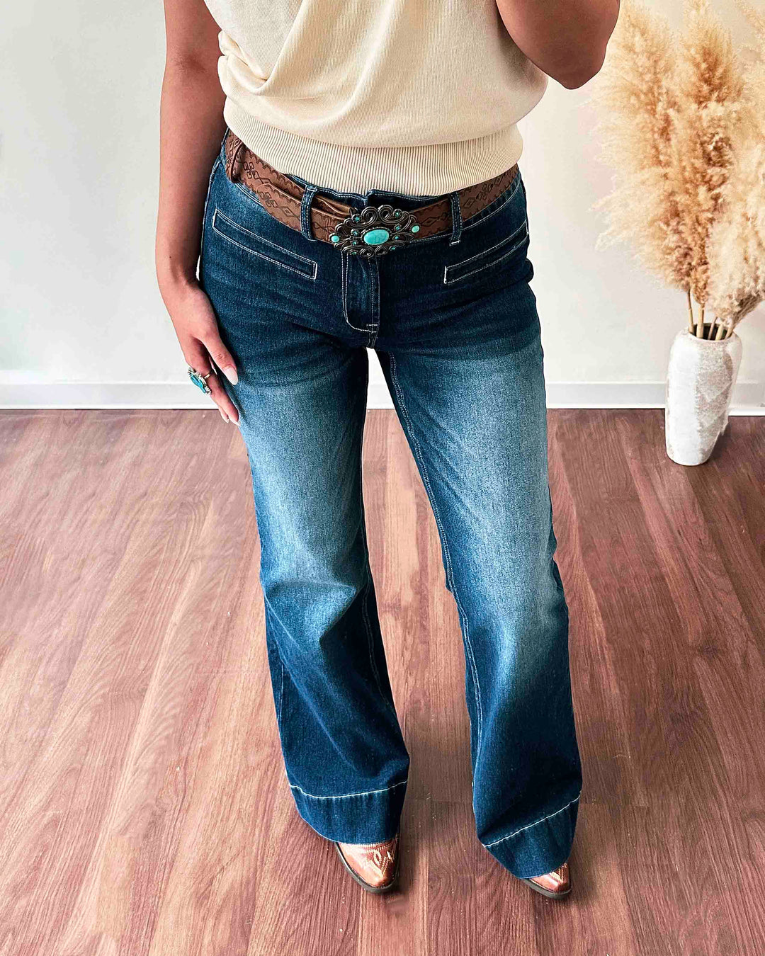 Maleney Stretch Bootcut Jeans