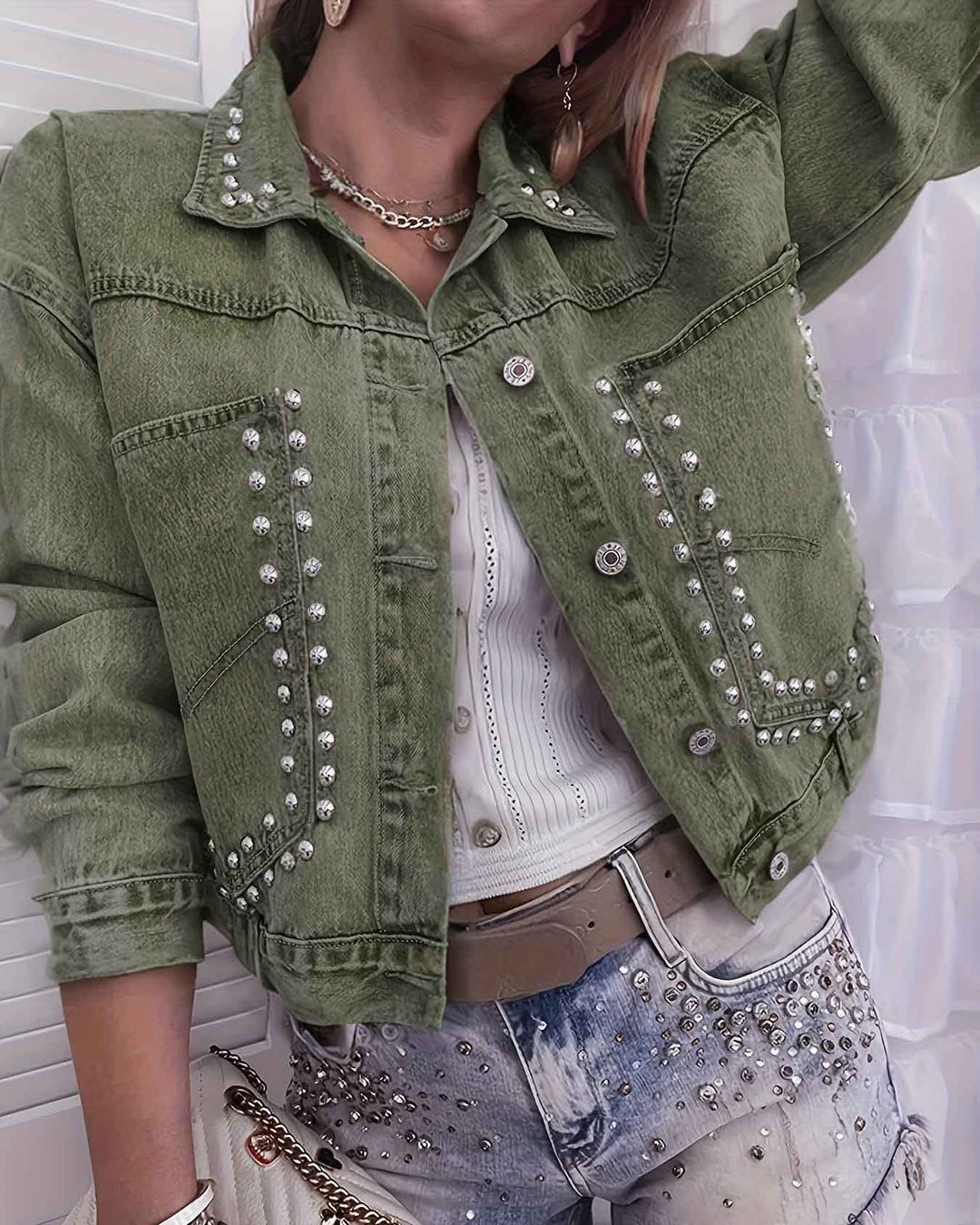 Maleney Rivet Denim Jacket