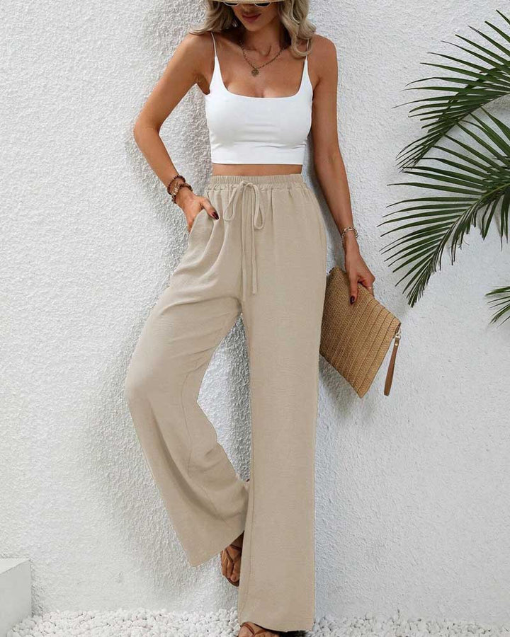 Maleney Wide Leg Casual Pant