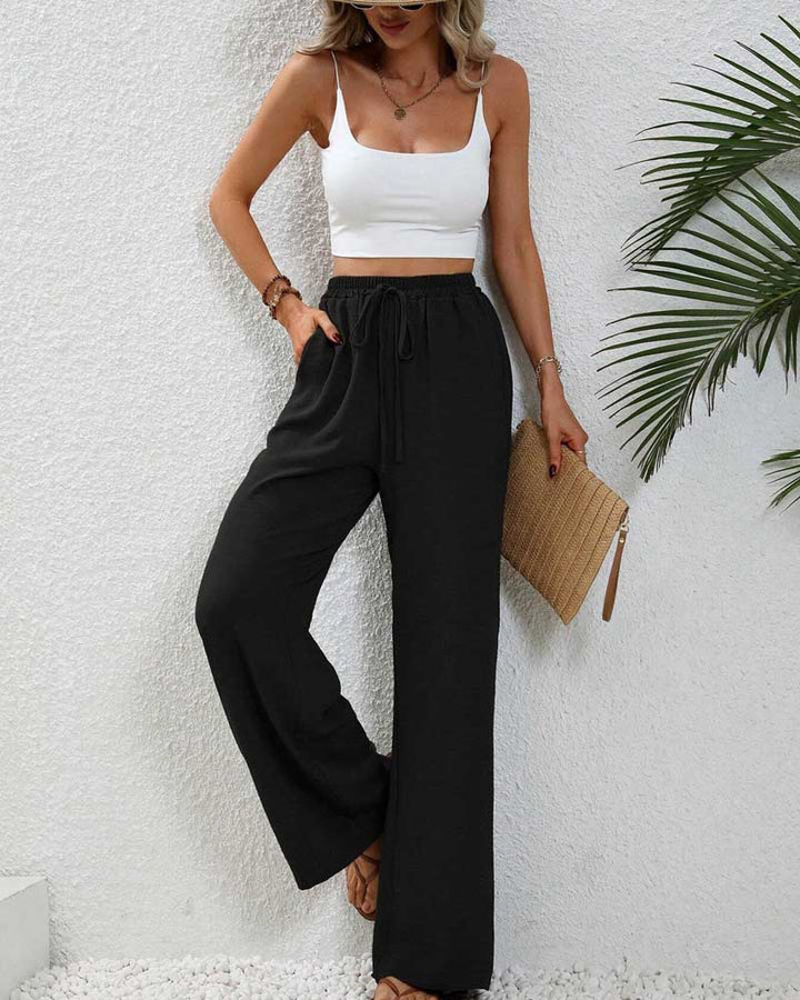 Maleney Wide Leg Casual Pant