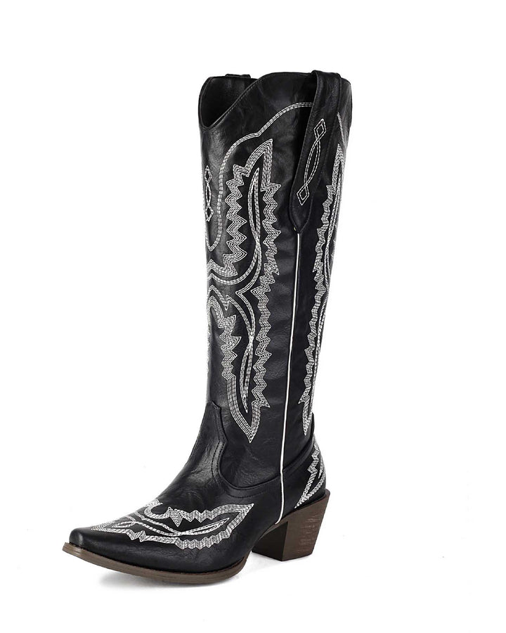 Maleney Western Cowgirl Embroidery Boots