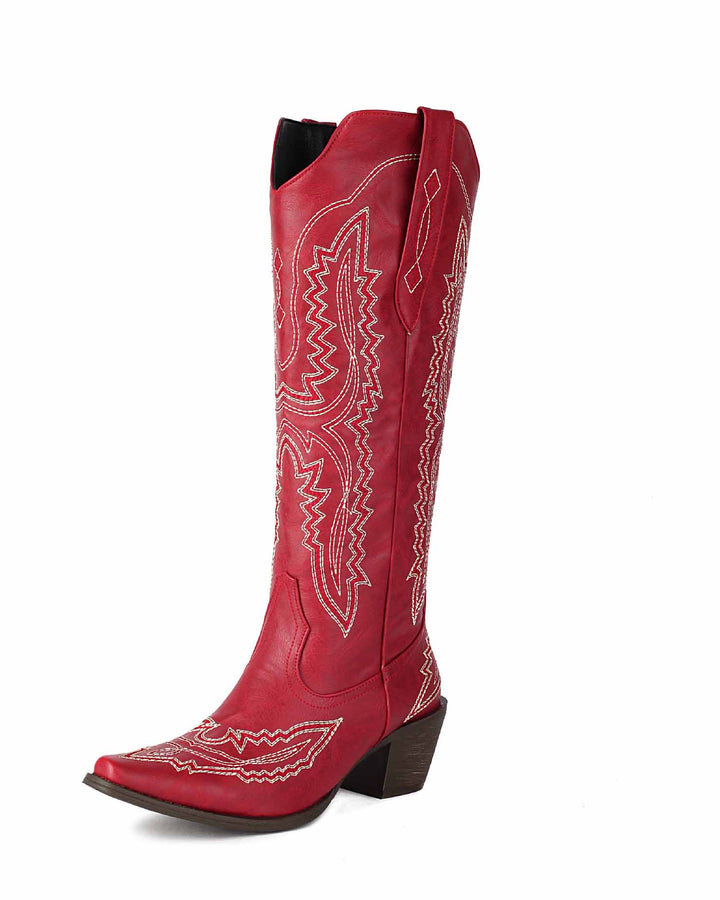 Maleney Western Cowgirl Embroidery Boots