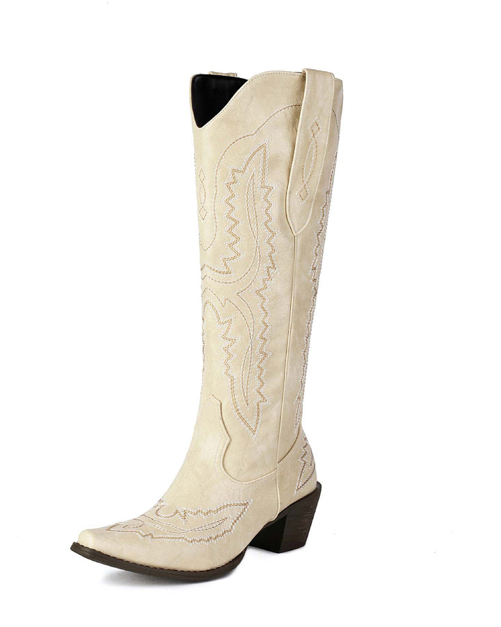 Maleney Western Cowgirl Embroidery Boots