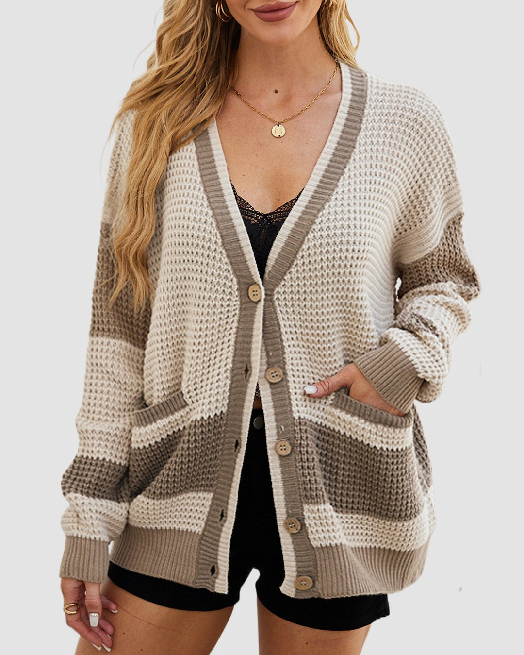 Maleney Loose  Knitting Cardigan