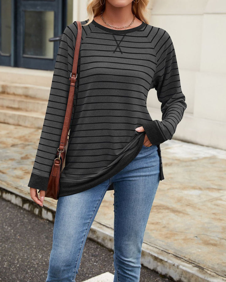 Maleney Long Sleeve Stripe Top