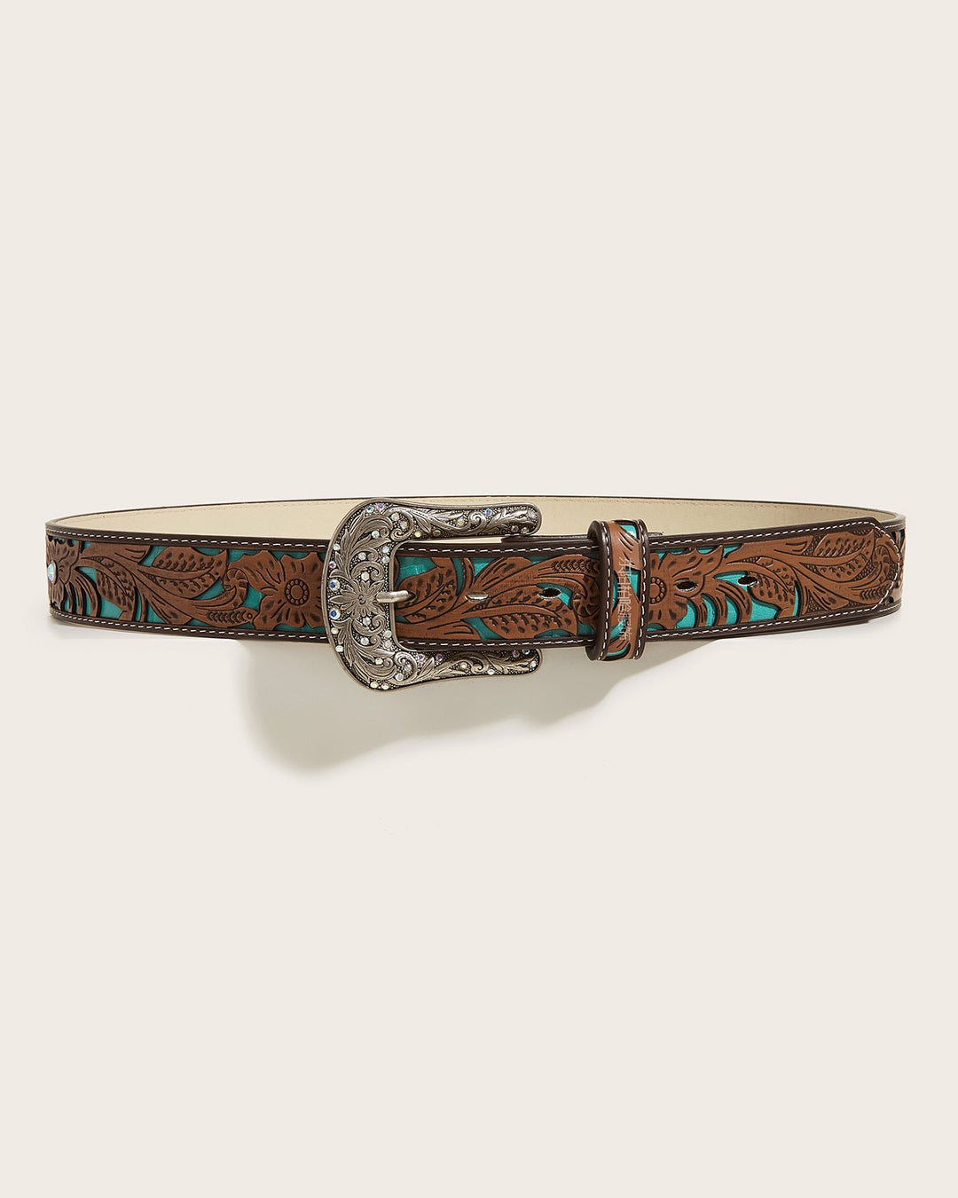 Maleney Engraved Vintage Belt