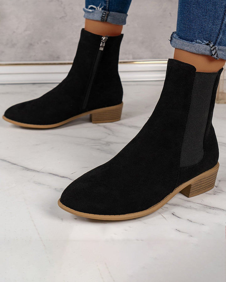 Maleney Faux Suede  Ankle Boot