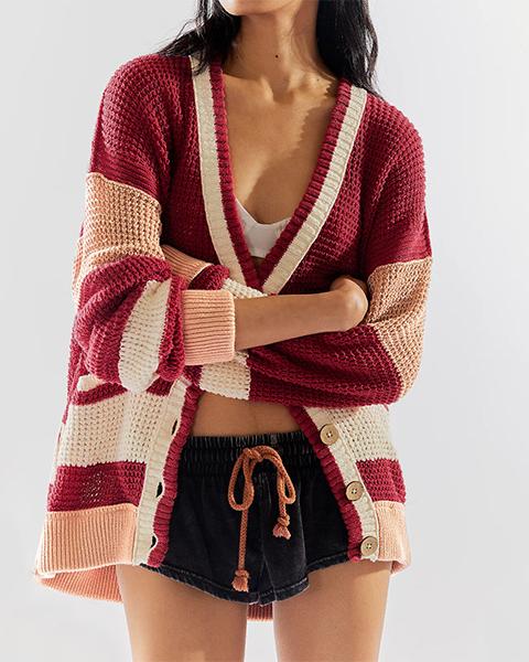 Maleney Loose  Knitting Cardigan