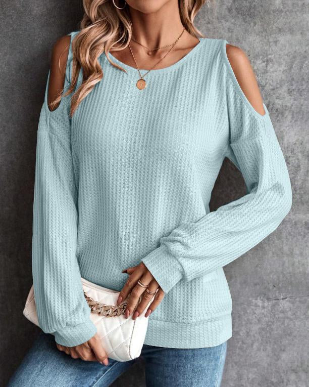 Maleney Off Shoulder Button TOP