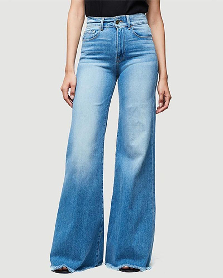 Maleney Wide Leg High Rise Jeans