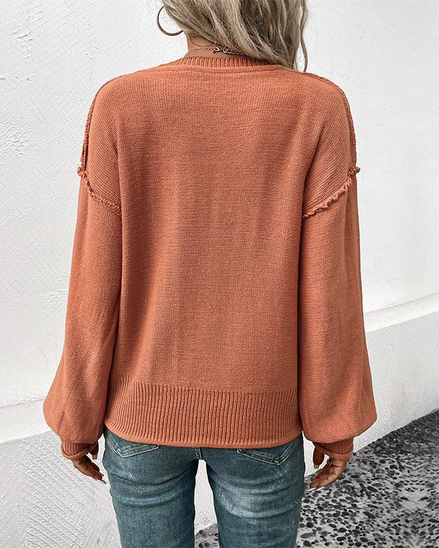 Maleney Solid V Neck Sweater