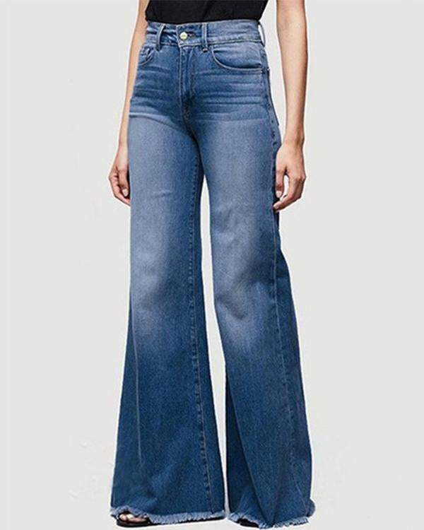 Maleney Wide Leg High Rise Jeans