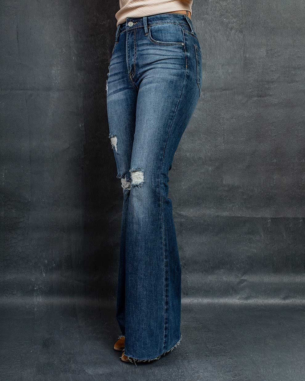 Maleney High Rise Flared Jeans