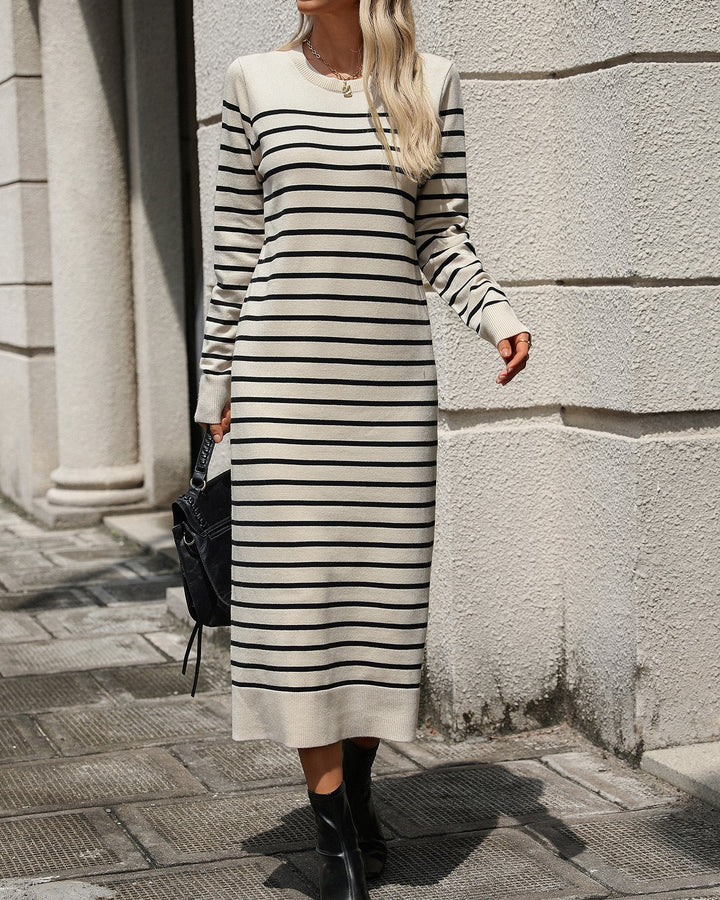 Maleney Striped Slim Dress