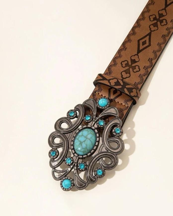 Turquoise Western Vintage Belt