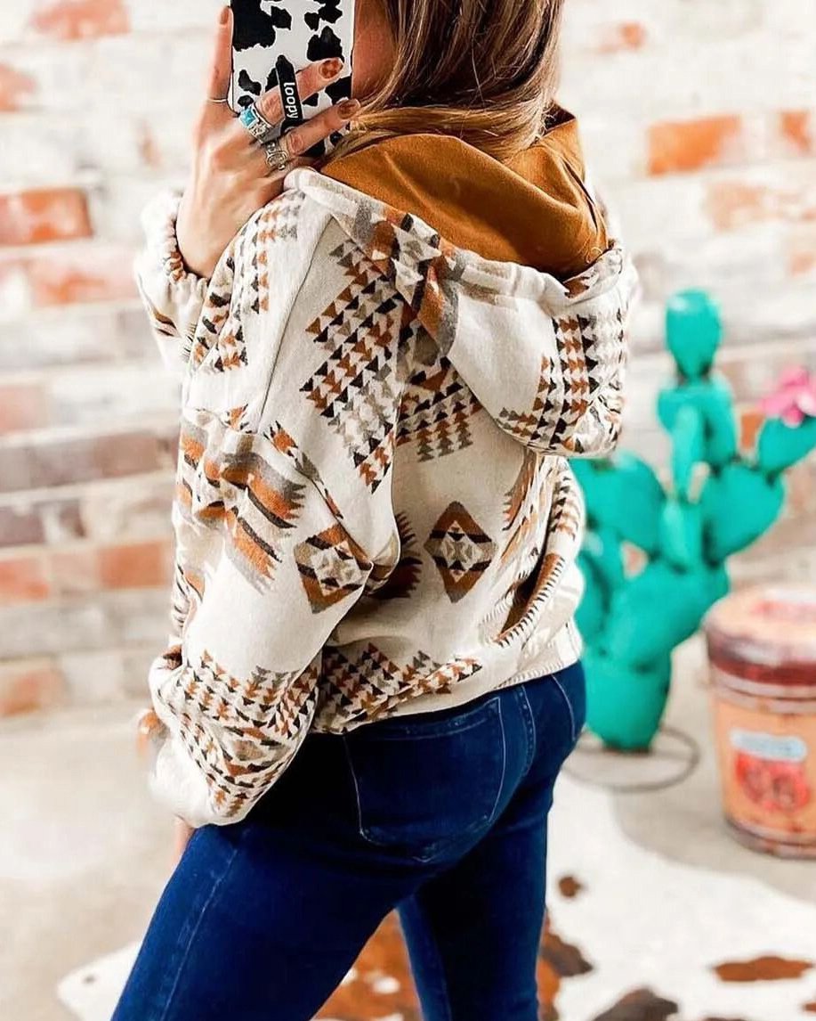 Maleney Bohemian Loose Hooded