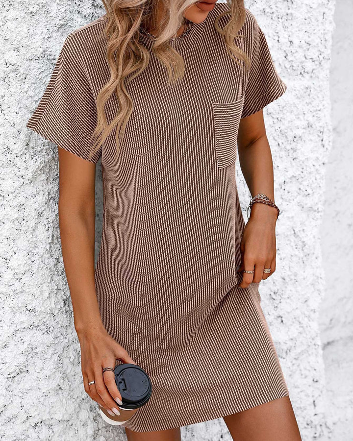 Maleney Stripe Pocket Dress（6 colors）