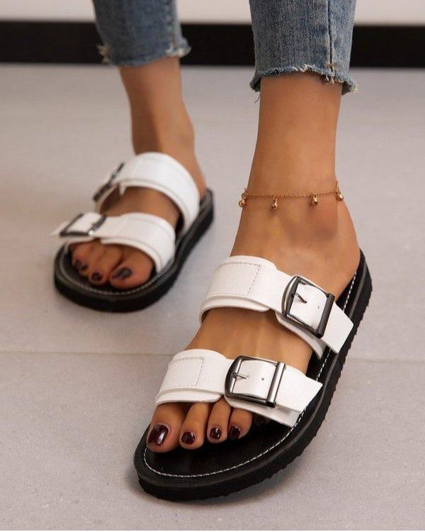 Maleney Flats Buckle Casual Sandals