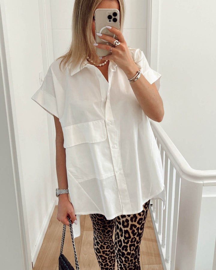 Maleney Sleeveless Oversize Shirt