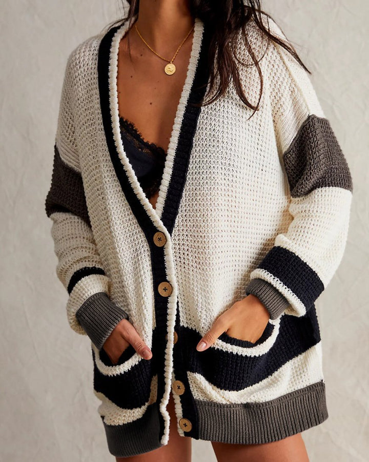 Maleney Loose  Knitting Cardigan