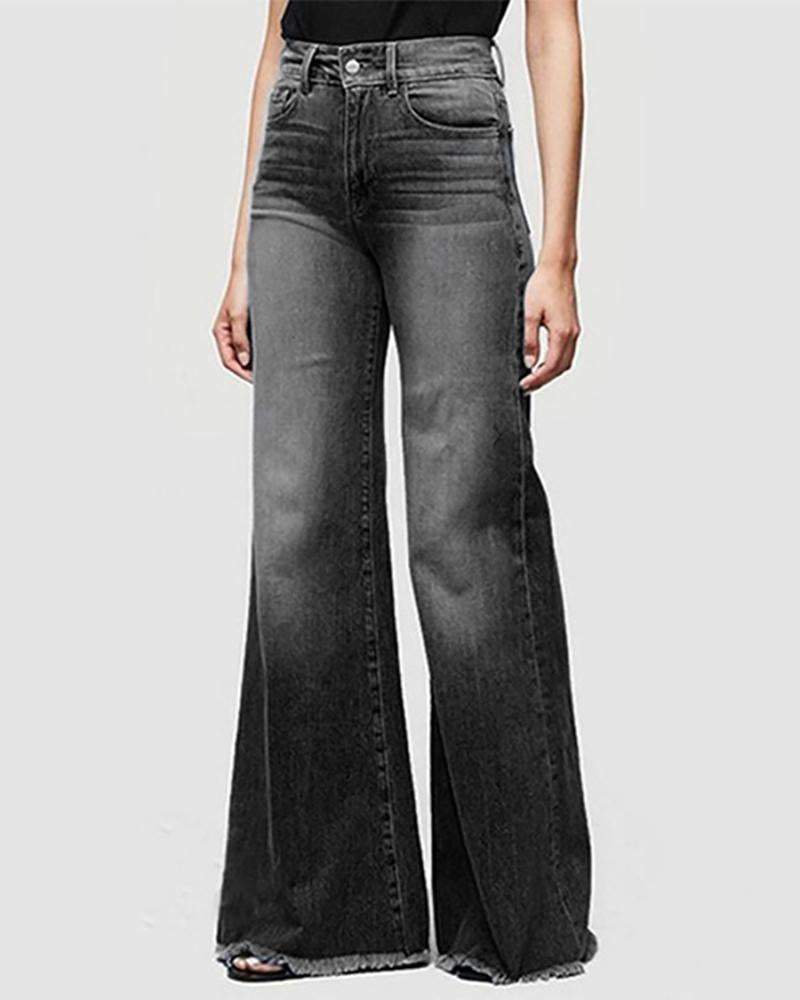 Maleney Wide Leg High Rise Jeans