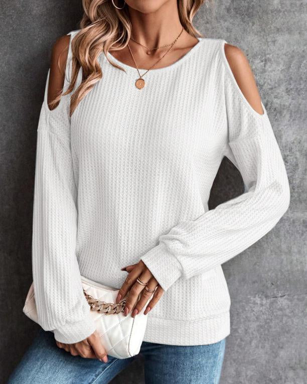 Maleney Off Shoulder Button TOP