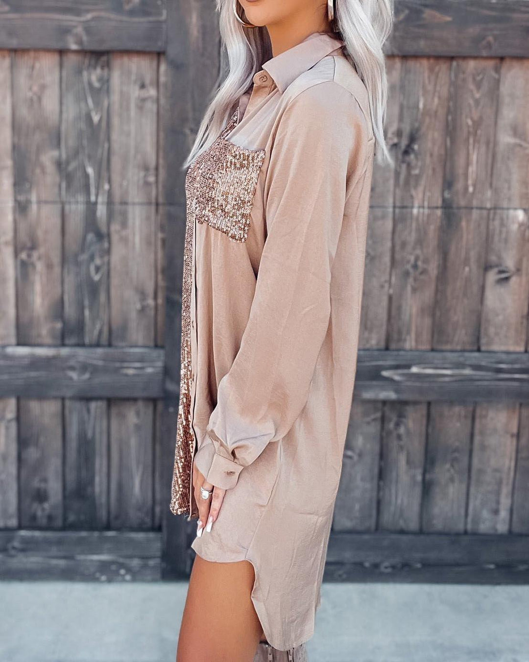 Sequin Button Down Dress MALENEY SATIN SEQUIN BUTTON DOWN DRESS Maleney Boutique The Tobie Button-Front Pleated Shirt Dress: Sequin | Nuuly Sequin Button Down Dress MALENEY SATIN SEQUIN BUTTON DOWN DRESS Maleney Boutique The Tobie Button-Front Pleated Shirt Dress: Sequin | Nuuly