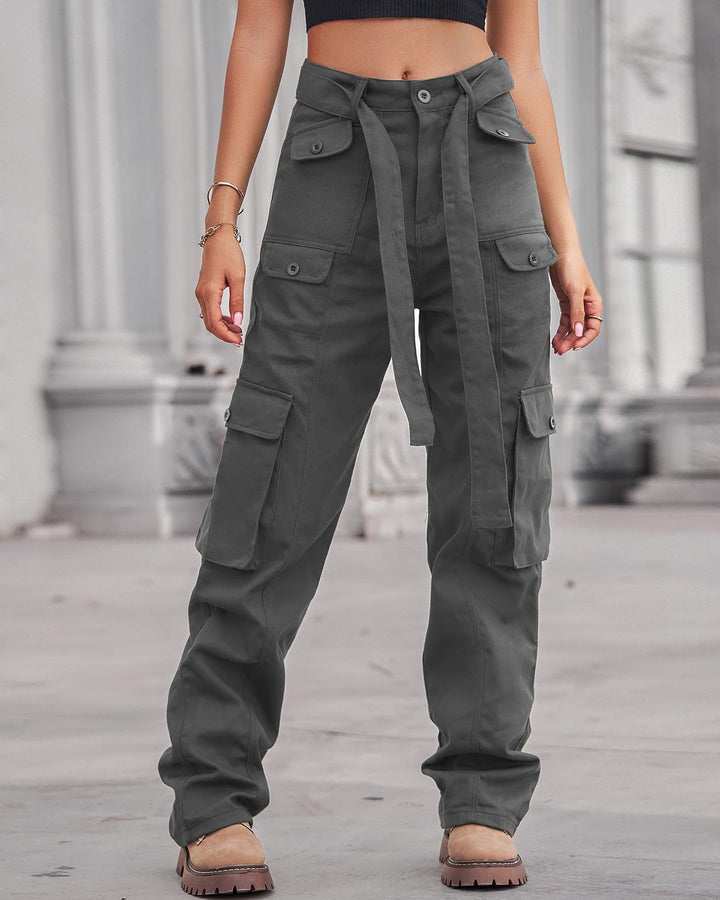 MALENEY POCKETED CARGO PANTS(3 COLORS)