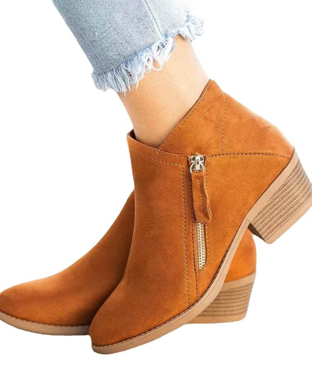 MALENEY HEELED ZIP BOOTIE